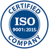 Certified ISO 9001:2015 Company